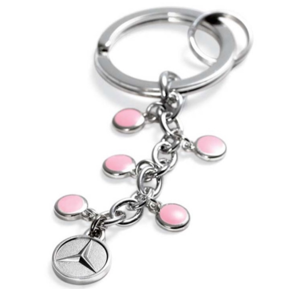 NWT Mercedes-Benz Multi-Charm Key Ring Chain - Picture 2 of 13